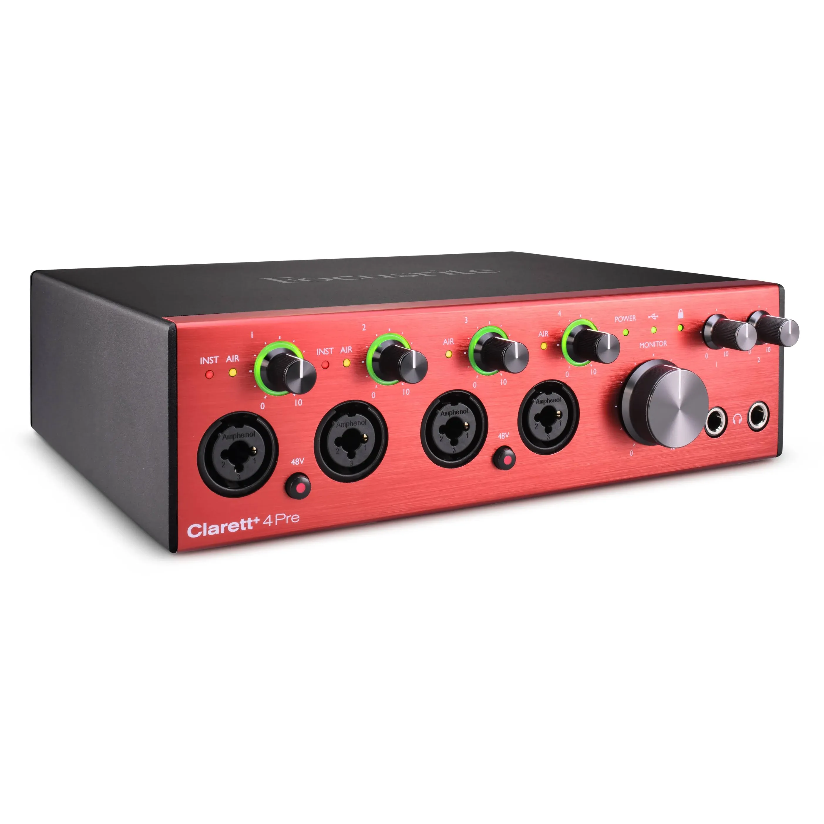 Focusrite Clarett+ 4Pre USB Audio Recording Interface for PC and Mac BRAND NEW