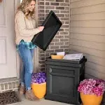 Delivery Box Drop Parcel Package Container Non-Locking Outdoor Porch Gate Bin